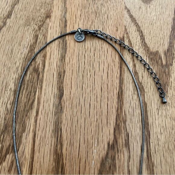 Touchstone Crystal | Enamel and Crystal Pendant Necklace | 15.5” Adjustable - Picture 4 of 4